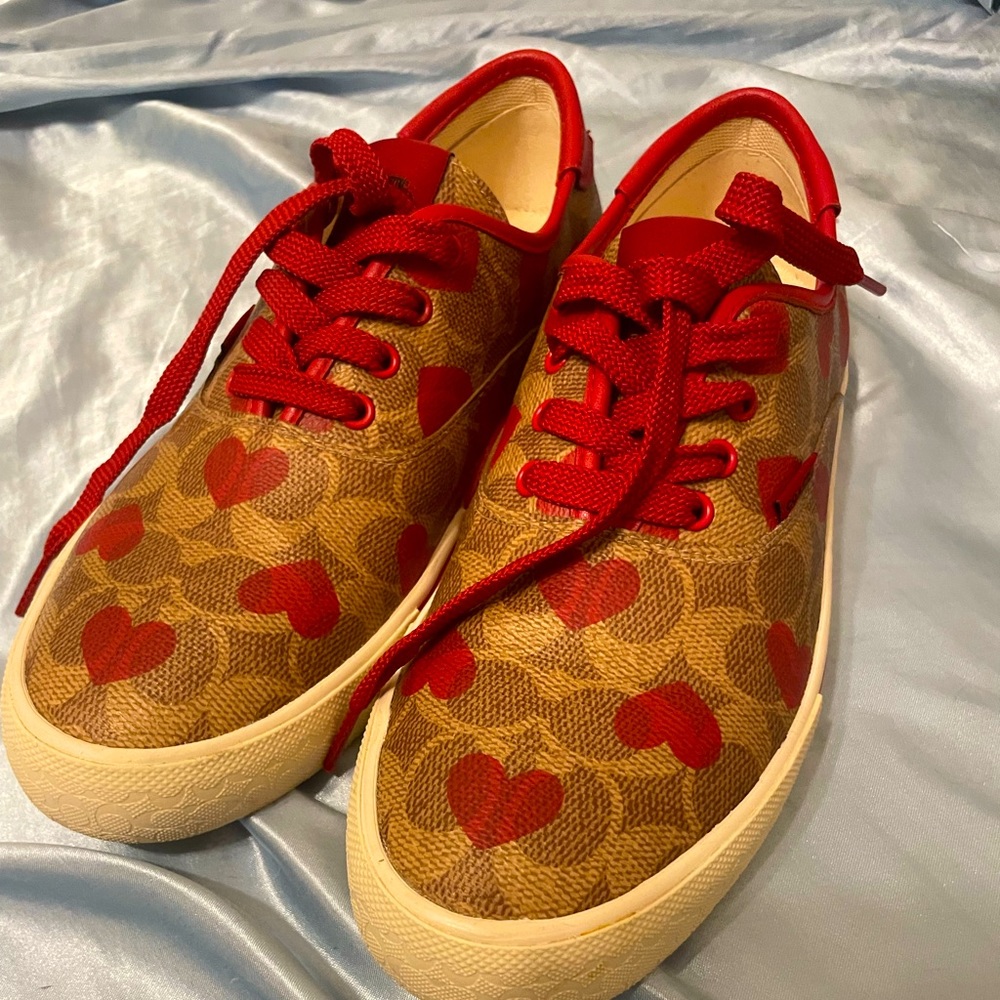Coach leather sneakers